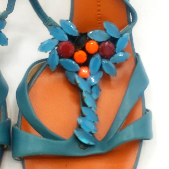 Giuseppe Zanotti size 40 NEW COLOR AQUA BLUE 100% AUTHENTIC NO BOX - Picture 7 of 12